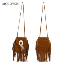 Fasion Korean Suede Retro Tassels Women Bag Shoulder Crossbody Women Messenger Bags Handbag Bolsa Feminina sac a main 1STL ELY