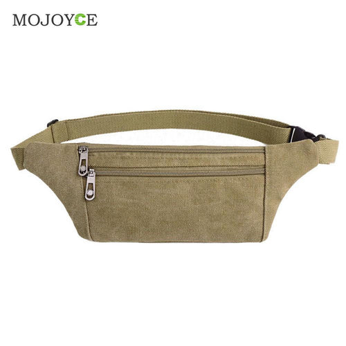 Fasion Men Canvas Bag Cellphone Waist Bag Chest Pack Messenger Belt Bag bolsa feminina bolsos mujer sac a main ELY