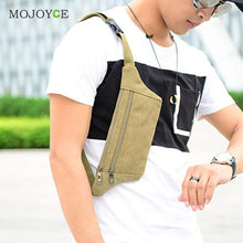 Fasion Men Canvas Bag Cellphone Waist Bag Chest Pack Messenger Belt Bag bolsa feminina bolsos mujer sac a main ELY