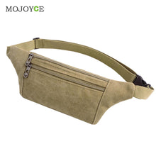 Fasion Men Canvas Bag Cellphone Waist Bag Chest Pack Messenger Belt Bag bolsa feminina bolsos mujer sac a main ELY