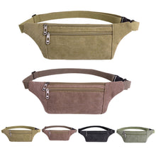 Fasion Men Canvas Bag Cellphone Waist Bag Chest Pack Messenger Belt Bag bolsa feminina bolsos mujer sac a main ELY