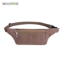 Fasion Men Canvas Bag Cellphone Waist Bag Chest Pack Messenger Belt Bag bolsa feminina bolsos mujer sac a main ELY