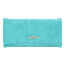 Fasion Mini Wallet PU Leather Pure Lattice ID Credit Card Purse Coin Bag Card Holder Pures Lady Clutch ELY