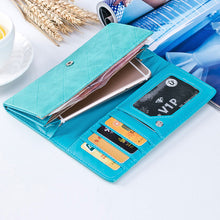 Fasion Mini Wallet PU Leather Pure Lattice ID Credit Card Purse Coin Bag Card Holder Pures Lady Clutch ELY