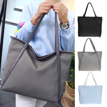 Fasion Women Leather Handbag Nylon PU Leather Ladies Shoulder Bag Shopping Tote Beach Bag Designer Clutch bolsa feminina ELY