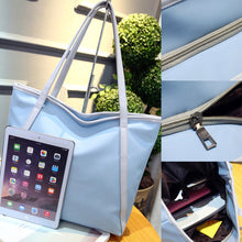 Fasion Women Leather Handbag Nylon PU Leather Ladies Shoulder Bag Shopping Tote Beach Bag Designer Clutch bolsa feminina ELY