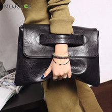 Fasion Women Leather Handbag Retro Small Square Envelope Clutch Women Bag Shoulder Crossbody Wpmen Messenger Bag Bolsa ELY