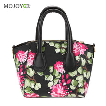 Fasion Women Leather Hangbags Floral Print PU Handbag Shoulder Tote Crossbody Bags sac a main Bolsa Feminina Clutch ELY