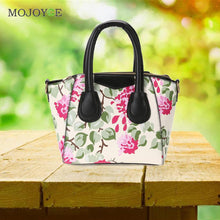 Fasion Women Leather Hangbags Floral Print PU Handbag Shoulder Tote Crossbody Bags sac a main Bolsa Feminina Clutch ELY