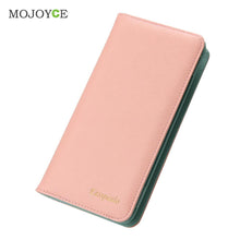 Fasion Women Long Size Wallet PU Leather Large Capacity Zipper Card Holder Fold Wallet Portefeuille Clutch Carteras Mujer ELY