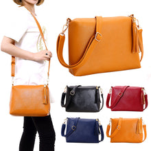 Fasion Women PU Leather Lady Tassel leisure Satchel Pack Lady Crossbody Shoulder Messenger Bag Candy Color Bags For Women ELY