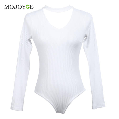 Halter Knitted Playsuit Bodysuit Short Women Slim V Neck Jumpsuit Combinaison Femme Rompers Womens Jumpsuit ELY