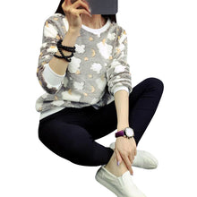 Hoodie Women Sweatshirt Cute Autum Long Sleeve Print Hoodies Women Moleton Feminine Cute Sweatshirt Women ELY