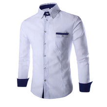 Men's Luxury Casual Slim Fit Stylish Dress Shirts Long Sleeves Cotton Shirts 1STL ELY