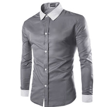 Stylish Mens Casual Button-Down Slim Fit Long Sleeve Formal Dress Shirts Long Sleeves Cotton Shirts 1STL ELY