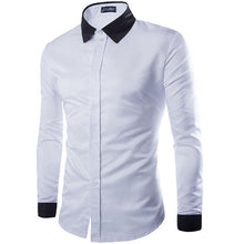 Stylish Mens Casual Button-Down Slim Fit Long Sleeve Formal Dress Shirts Long Sleeves Cotton Shirts 1STL ELY