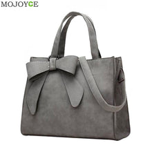 Korean Bow Women Leather Handbag PU Women Messenger Bags Shoulder Crossbody Bag Cute Butterfly Knot Handbag Bolsas Femininas ELY