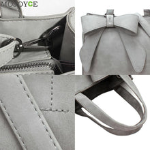 Korean Bow Women Leather Handbag PU Women Messenger Bags Shoulder Crossbody Bag Cute Butterfly Knot Handbag Bolsas Femininas ELY
