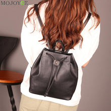 Korean Women PU Leather Backpack Mini Students Girls School Bag Vintage Backpack Mochilas Mujer Rucksack Designer ELY