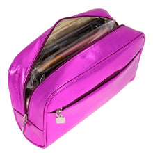 Large Capacity Waterproof Cosmetic Bag Storage Travel Organizer Toiletry Solid Color PU Cosmetics Makeup Bag 1STL ELY
