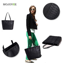 LeatherPU Women Bag Leather Handbag Bags Shoulder Tote bag Large Handbag Crocodile pattern Bolsas 1STL ELY
