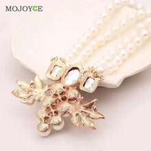 Listed Alloy Pearl Rhinestone Necklace Jewellery ELY