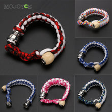 Men Women Portable Metal Bracelet Smoking Pipe Jamaica Rasta Weed Pipe 1STL ELY
