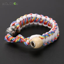 Men Women Portable Metal Bracelet Smoking Pipe Jamaica Rasta Weed Pipe 1STL ELY