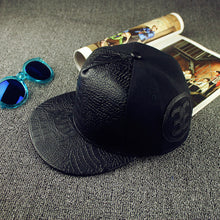 Mens Boy Adjustable Baseball Cap Casual Leather Snapback hip-hop Hat 1STL ELY