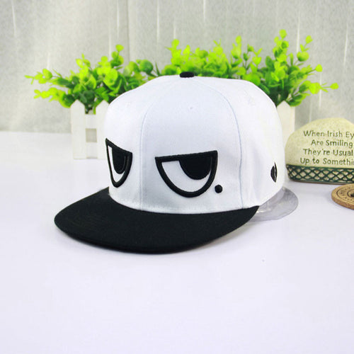 Novelty Men's Women's Adjustable Baseball Eyes Snapback Pattern Caps Hip-hop Cap Hats ELY