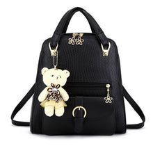 PU Leather Backpack School Bag Student Mochila Feminina Candy Color Women Bags Mochila Bagpack School Bags for Teenagers ELY