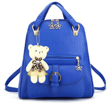 PU Leather Backpack School Bag Student Mochila Feminina Candy Color Women Bags Mochila Bagpack School Bags for Teenagers ELY