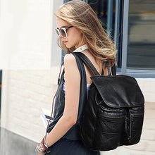 PU Leather Backpack Women School Bags for Teenagers Backpack Travel Bags Package Mochila Feminina ELY