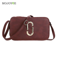 PU Leather Women Bag Small Square Package Retro Locomotive Small Square Bag Shoulder Bag Wpmen Leather Handbag 1STL ELY