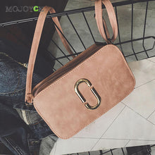 PU Leather Women Bag Small Square Package Retro Locomotive Small Square Bag Shoulder Bag Wpmen Leather Handbag 1STL ELY