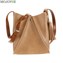 PU Women Bag Retrowith Tassel Shoulder Crossbody Bag Women Leather Handbag Designer Handbag Bolso Mujer ELY