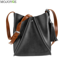 PU Women Bag Retrowith Tassel Shoulder Crossbody Bag Women Leather Handbag Designer Handbag Bolso Mujer ELY
