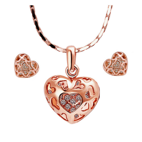 18K Gold Plating jewelry set joyas SMTPS155 ELY