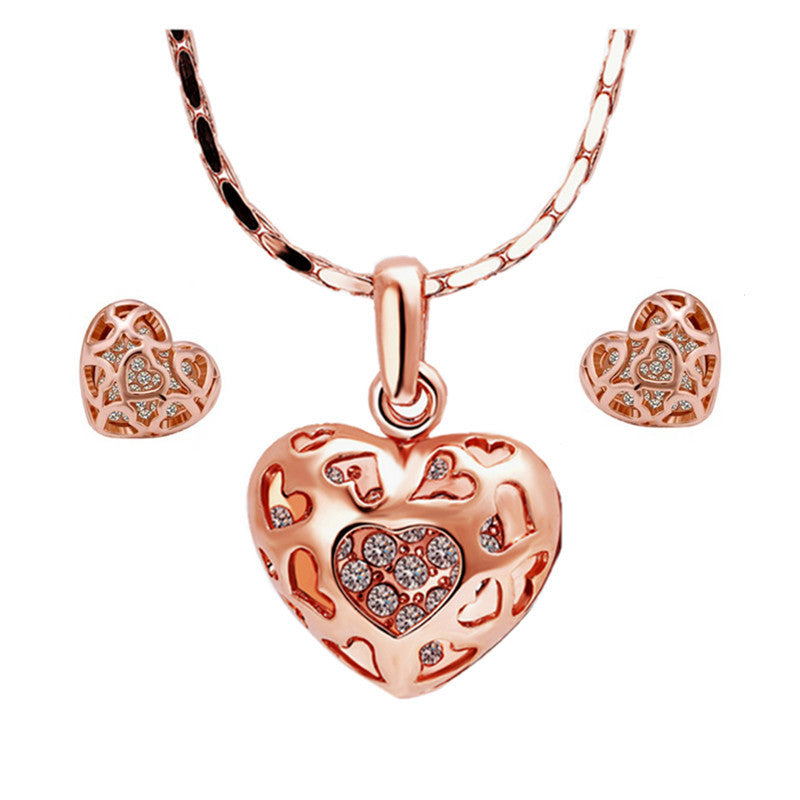 18K Gold Plating jewelry set joyas SMTPS155 ELY