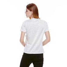 Short Sleeve T-shirt Women Grey Cotton Top Tees Heart Tassel Shirt Sleeve Casual O-Neck Crop Top Tee Shirt Femme ELY