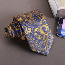Silk Classic Mix Color JACQUARD WOVEN Silk Men's Tie Necktie ELY