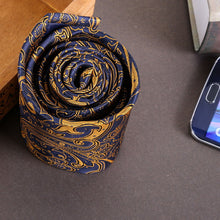 Silk Classic Mix Color JACQUARD WOVEN Silk Men's Tie Necktie ELY