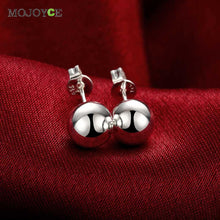 Simple Design Style Silver plated Earrings Jewelry For Men Women ELY
