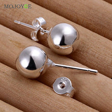 Simple Design Style Silver plated Earrings Jewelry For Men Women ELY