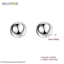 Simple Design Style Silver plated Earrings Jewelry For Men Women ELY