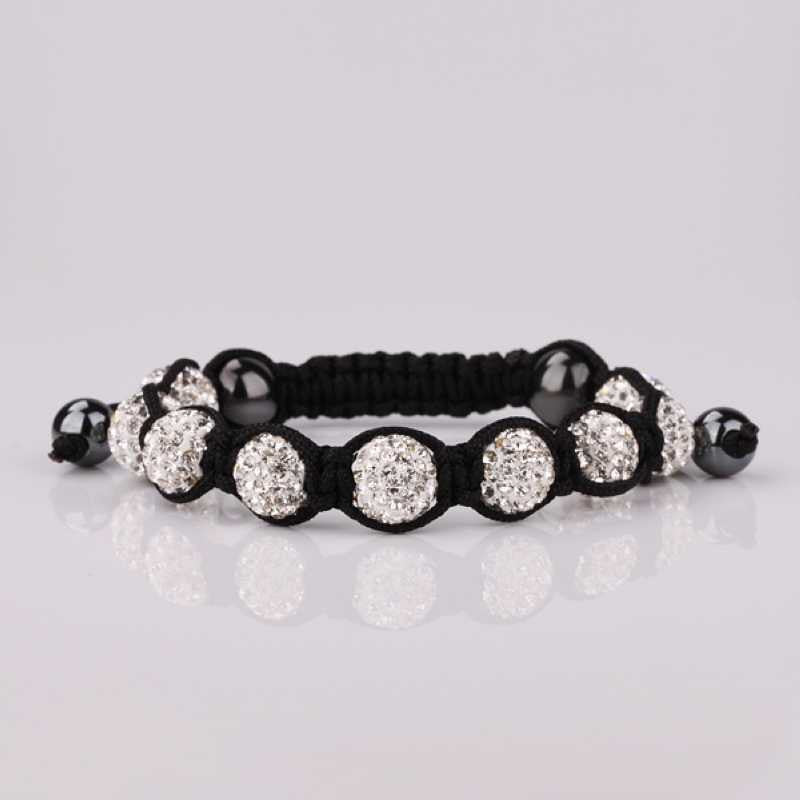 Style 1 mm Handmade Disco Ball Beads Men Gift Crystal Shamballa Bracelet Fasion Women jewelry BraceletSBB 97 ELY