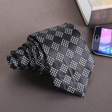 Stylish Jacquard Woven Wedding Silk Slim Tie Plain Skinny Necktie Classic Men's Clothes Accessary 1STL ELY