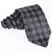 Stylish Jacquard Woven Wedding Silk Slim Tie Plain Skinny Necktie Classic Men's Clothes Accessary 1STL ELY