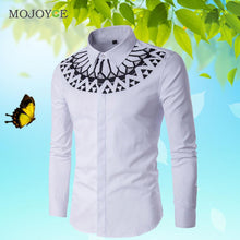 Stylish Mens Formal Dress Shirts Casual Slim Fit Long Sleeve Tops Trendy Luxury Business Dress Shirt Work Wear ELY