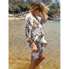 Tops Women Blouses Printed Shirts Casual Camisas Femininas Blusas Vintage Kimono Cardigan Beach Dress Tops 1STL ELY